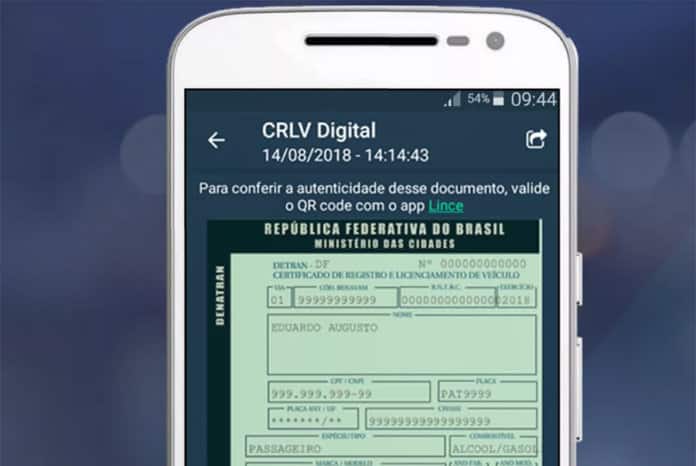 Detran Lan A Certificado De Registro E Licenciamento De Ve Culo Digital