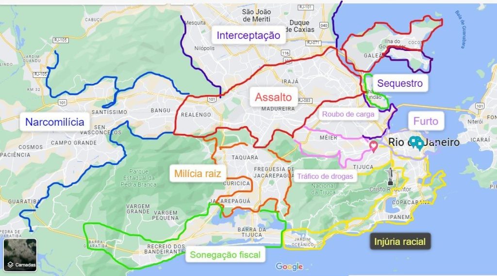 Mapa Do Crime Viraliza Nas Redes Sociais Ao Mostrar Os Delitos Mais