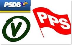 Logo PV PPS PSDB Frente Carioca