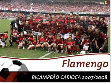 Poster Oficial do Campeonato de 2008 do Flamengo