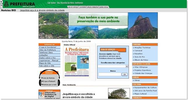 Portal da Prefeitura do Rio