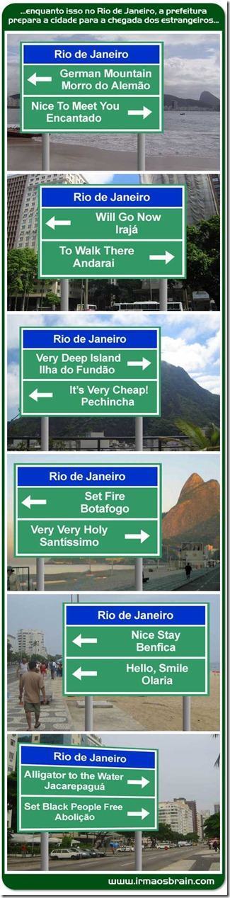 Placas do Rio de Janeiro
