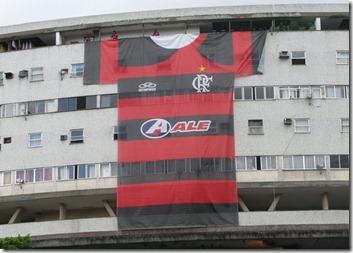 Mega Bandeira do Flamengo no Minhocão