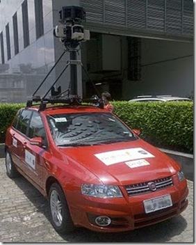 Carro do Google Street View