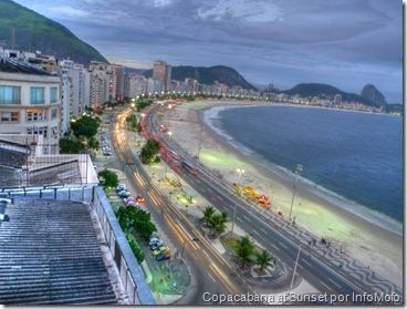 Copacabana at Sunset por InfoMofo