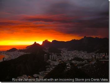 Rio de Janeiro Sunset with an incoming Storm pro Denis Vieira