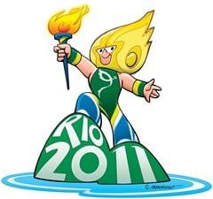 Arion mascote dos 5o Jogos Militares Mundiais - Rio 2011