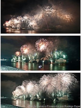 Rio de Janeiro Fireworks por Rodrigo Esper
