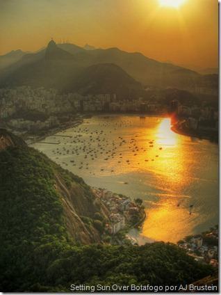 Setting Sun Over Botafogo por AJ Brustein