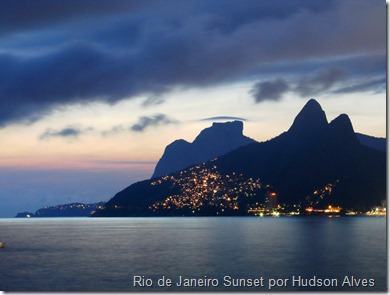 Rio de Janeiro Sunset por Hudson Alves