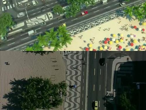 Copacabana na animação Rio 2