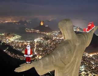 Papai Noel no Rio de Janeiro