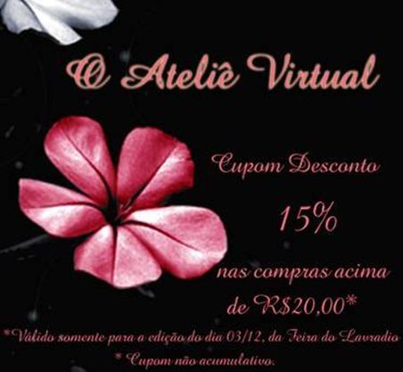 Cupom Atelie Virtual