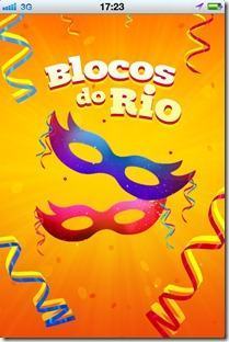 Aplicativo para iPhone dos Blocos do Rio 2012
