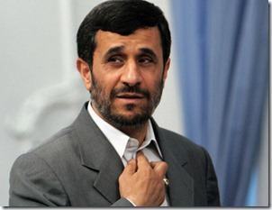 Iranian President Mahmoud Ahmadinejad waits for his guests at the presidential palace in Tehran on April 06, 2008. Ahmadinejad said earlier this week that he would reject any new incentives offered by world powers in return for halting sensitive atomic activities by the Islamic republic.  AFP PHOTO/BEHROUZ MEHRI