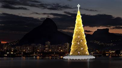 Árvore de Natal da Lagoa 2012