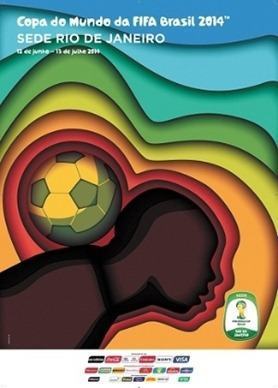 Poster do Rio de Janeiro para a Copa 2014