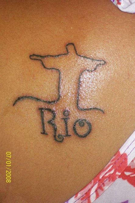 Tatuagem Cristo Redentor Rio