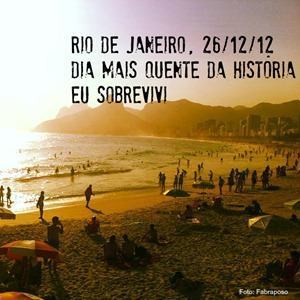 Rio de Janeiro tem o dia mais quente da história