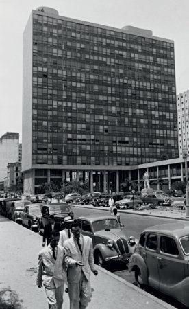 Facahda do edifício em 1946