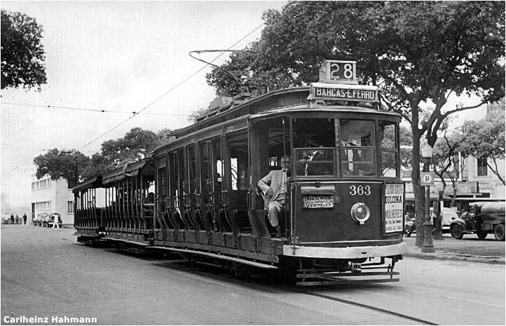 Rio de Janeiro Tramway, Light & Power Company bonde 363, 1947