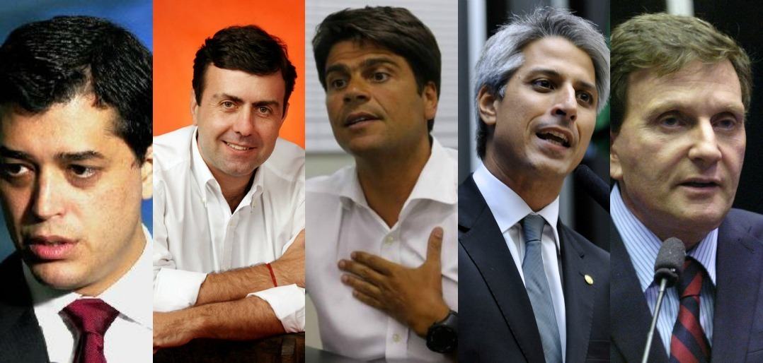 Hoje são cinco os pré-candidatos a prefeito do Rio em 2016
