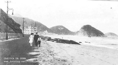 Avenida Atlântica em 1916
