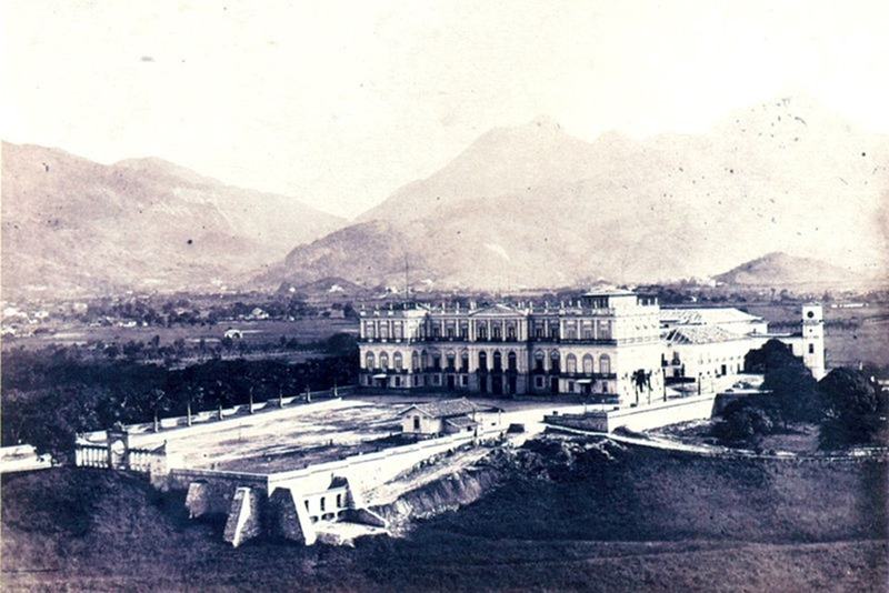 O Palácio Imperial após a intervenção neoclássica, 1862