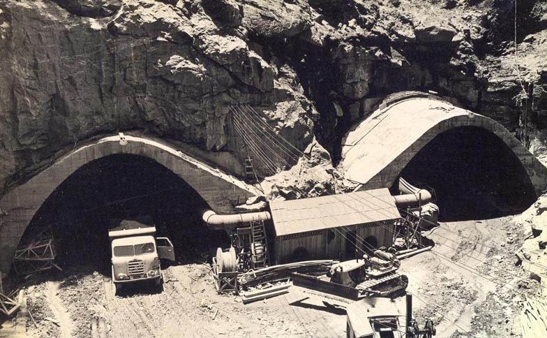 Construção do Túnel Rebouças