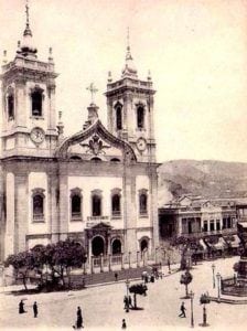 Antiga foto da Igreja História do Largo do São Francisco