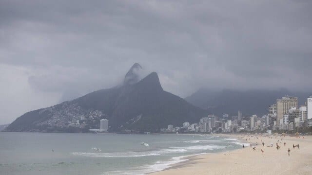 Terça no Rio será de tempo nublado e com possibilidade de chuva fraca