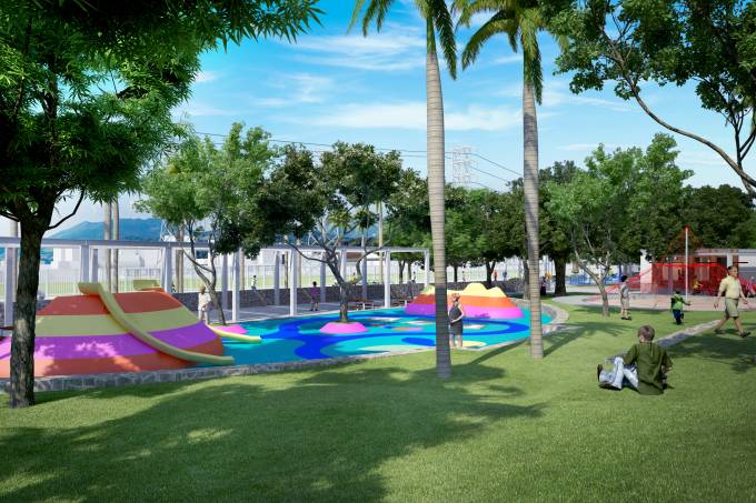 Parque Madureira ganhará iluminação com as cores da bandeira LGBT