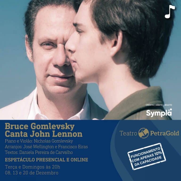 Bruce Gomlevsky faz show-tributo a John Lennon no Teatro PetraGold, no Leblon