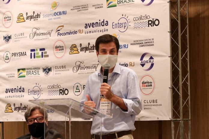 Secretário Municipal de Desenvolvimento Econômico Chicão Bulhões, no evento Coalizão Rio