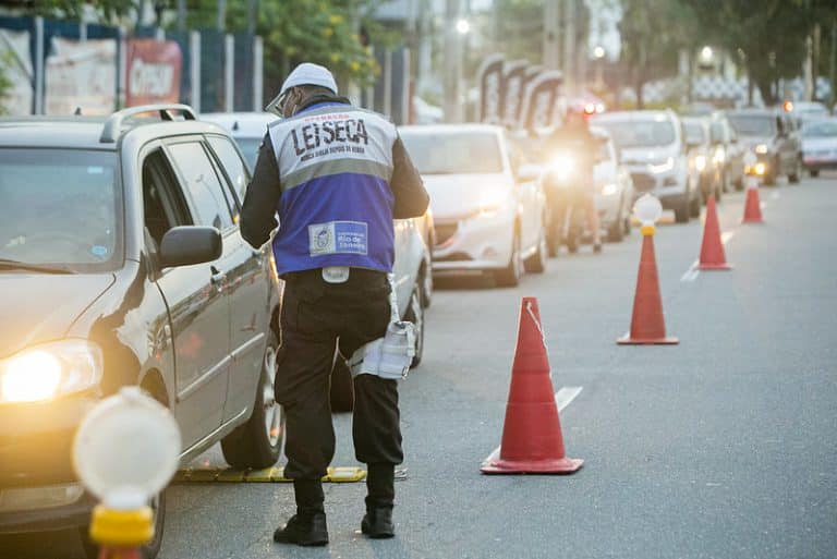 Lei Seca retirou das ruas 761 motoristas embriagados na última semana