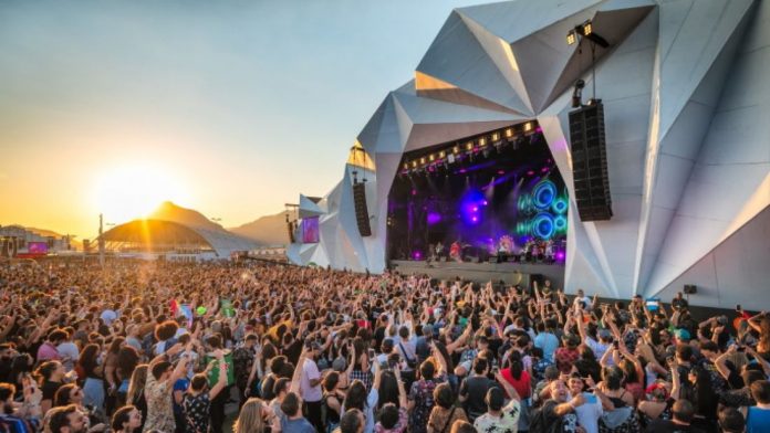 palco sunset rock in rio