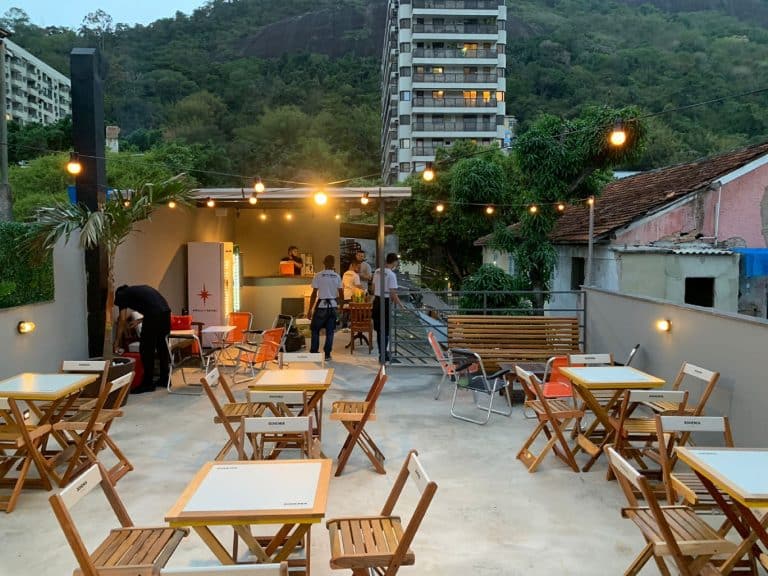 Rooftop do Liga dos Botecos, em Botafogo