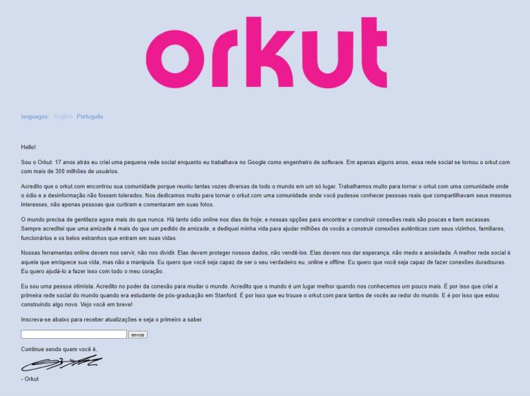 Marques: Por que a volta do Orkut é celebrada pela verdadeira democracia?