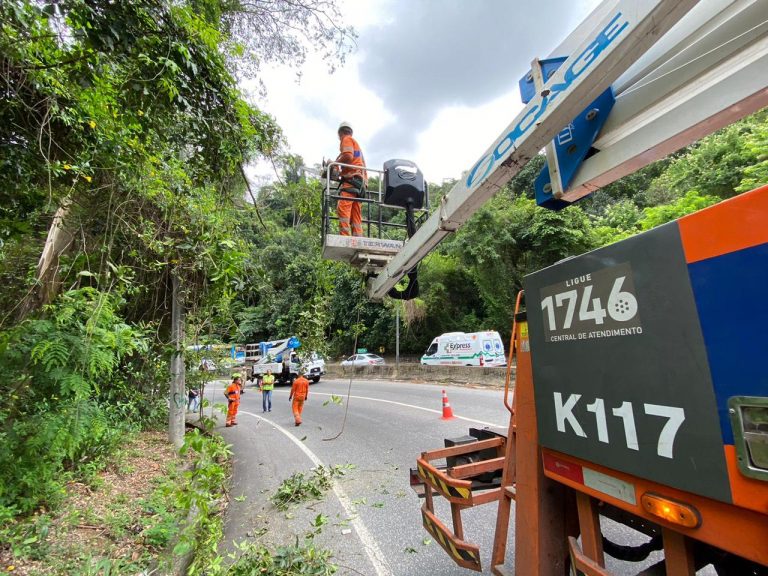 Estrada Grajaú – Jacarepaguá passa por ação de manutenção