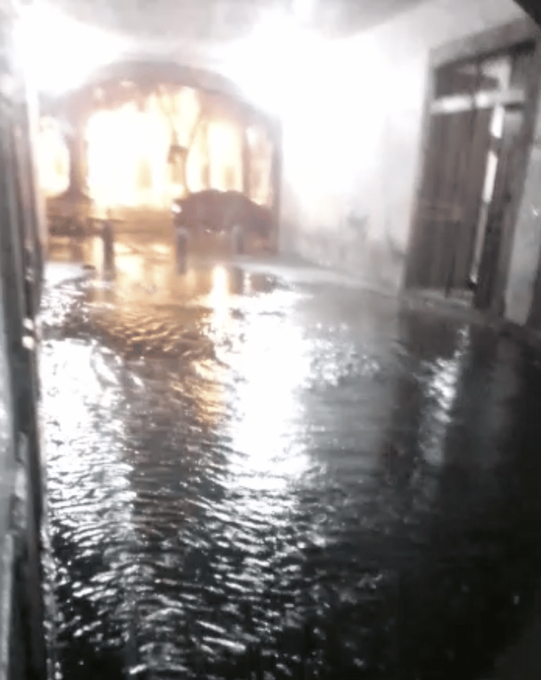 ‘Enchente’ no Centro foi causada por ligações irregulares de esgoto nas águas pluviais