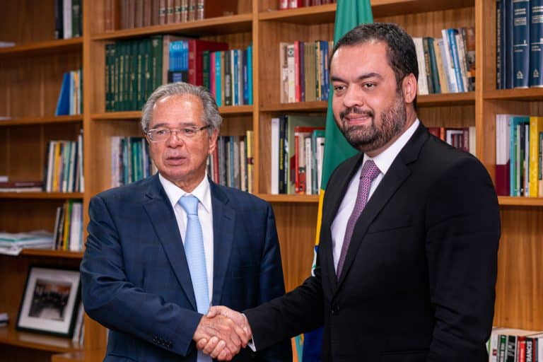 Cláudio Castro e Paulo Guedes se reúnem após acordo sobre Plano de Recuperação Fiscal
