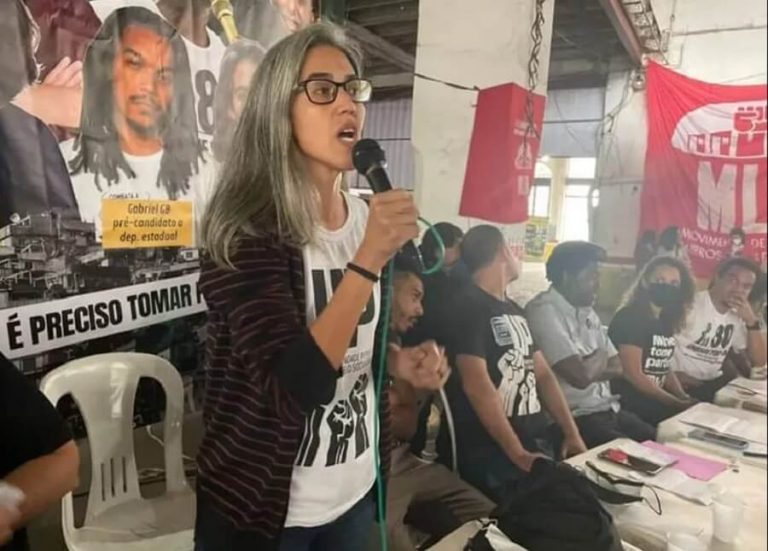 Unidade Popular lança pré-candidatura de Juliete Pantoja ao Governo do RJ