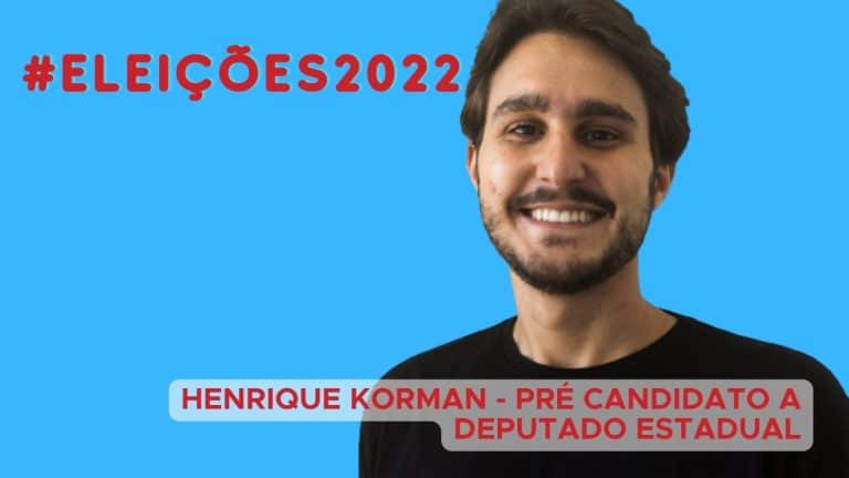 Entrevista com Henrique Korman (Novo) – pré-candidato a deputado estadual do Rio de Janeiro