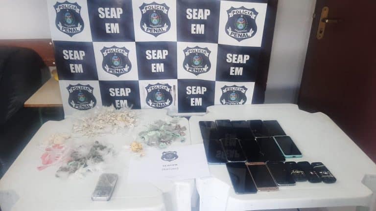 Polícia descobre esquema de tráfico de drogas dentro de presídio em São Cristóvão