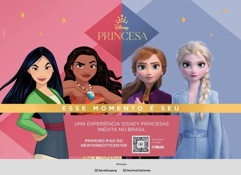 Inédito no Brasil, ‘Disney Princesas – Esse momento é seu’, chega ao NewYorkCityCenter