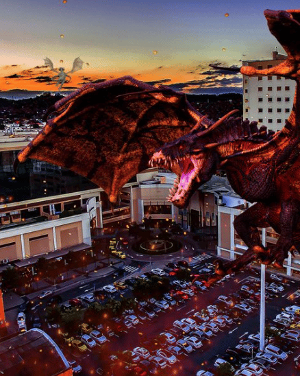 Exposição gratuita de dragões gigantes e mitológicos chega ao Nova América