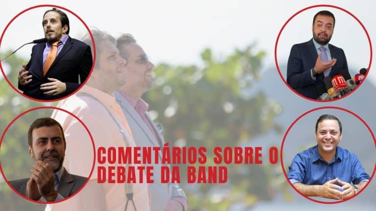 Comentários sobre o debate da Band para governador do Rio 2022