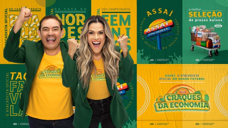 Assaí contrata Eder Luiz como garoto-propaganda e lança campanha ‘Craques da Economia’