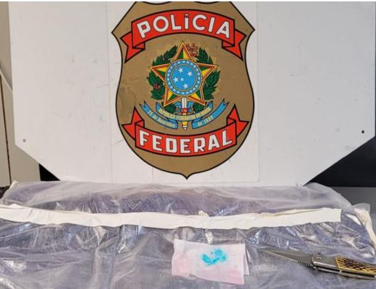PF prende casal que tentava embarcar com cocaína para Portugal