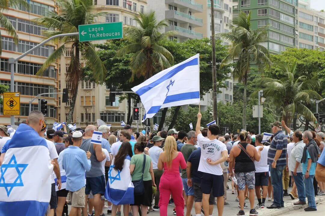 Federação Israelita-RJ (FIERJ) organiza caminhada de apoio a Israel contra  o terrorismo – ALEF News